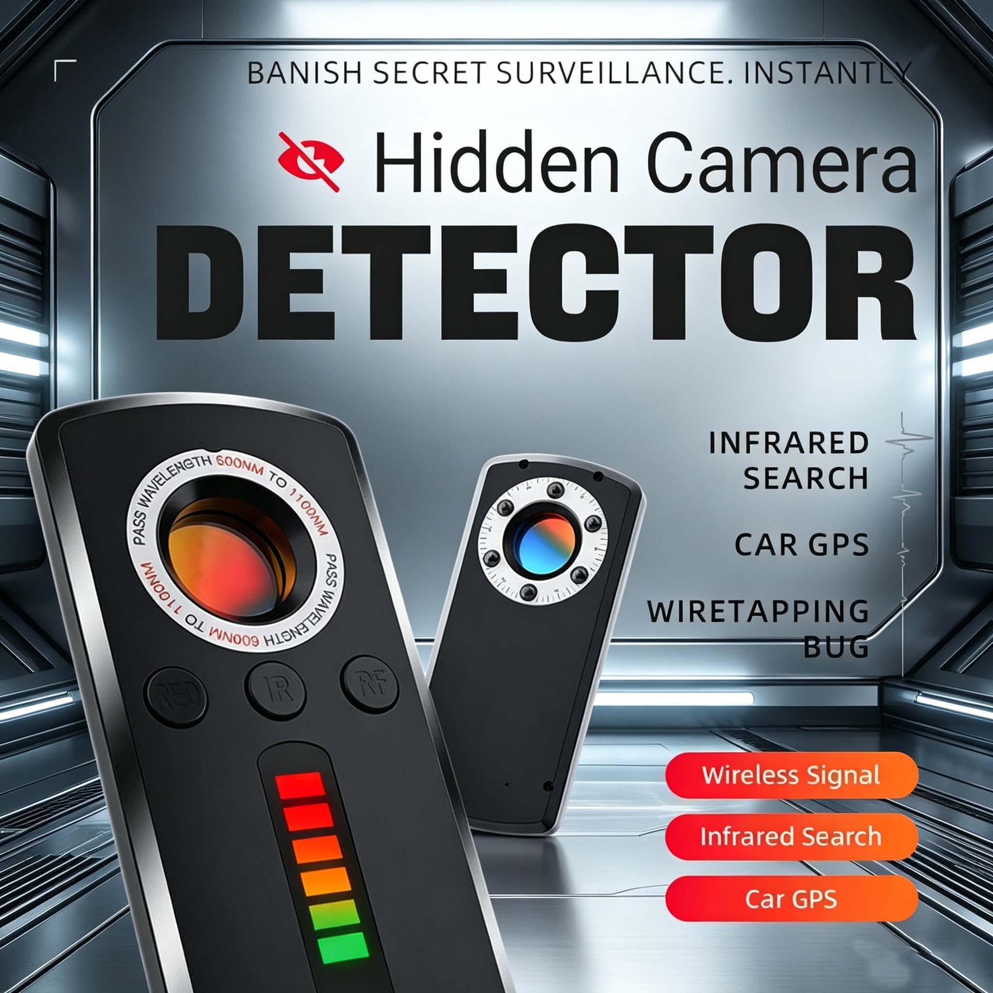 Office Tech - Hidden Camera Detector Anti Spy Gadget