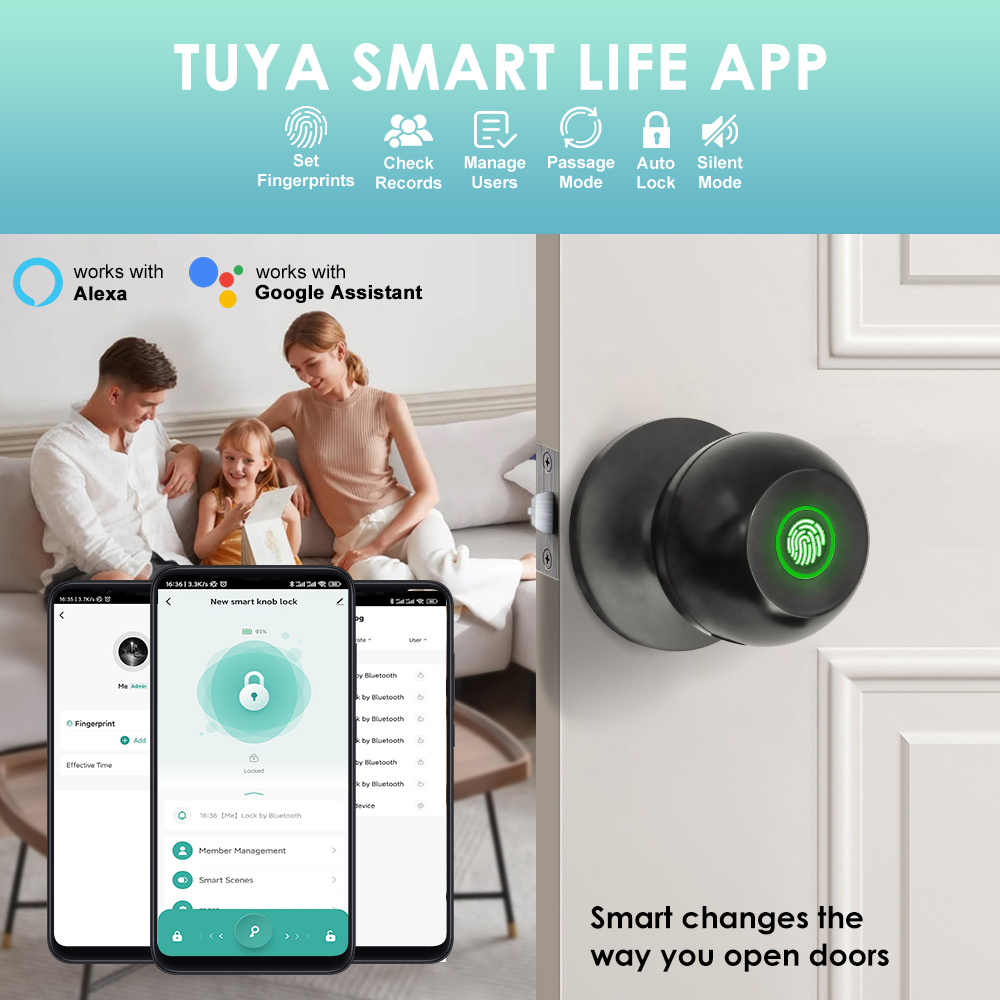Tuya Electronic Door Lock Smar - Office Tech review and price