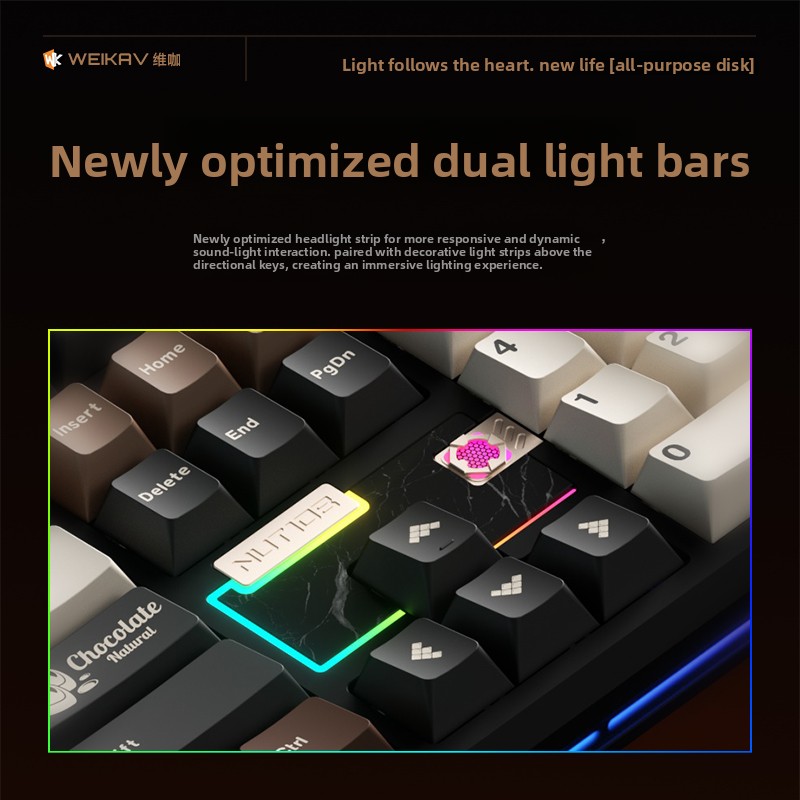 WEIKAV NUT108 Mechanical Keybo - Office Tech review and price