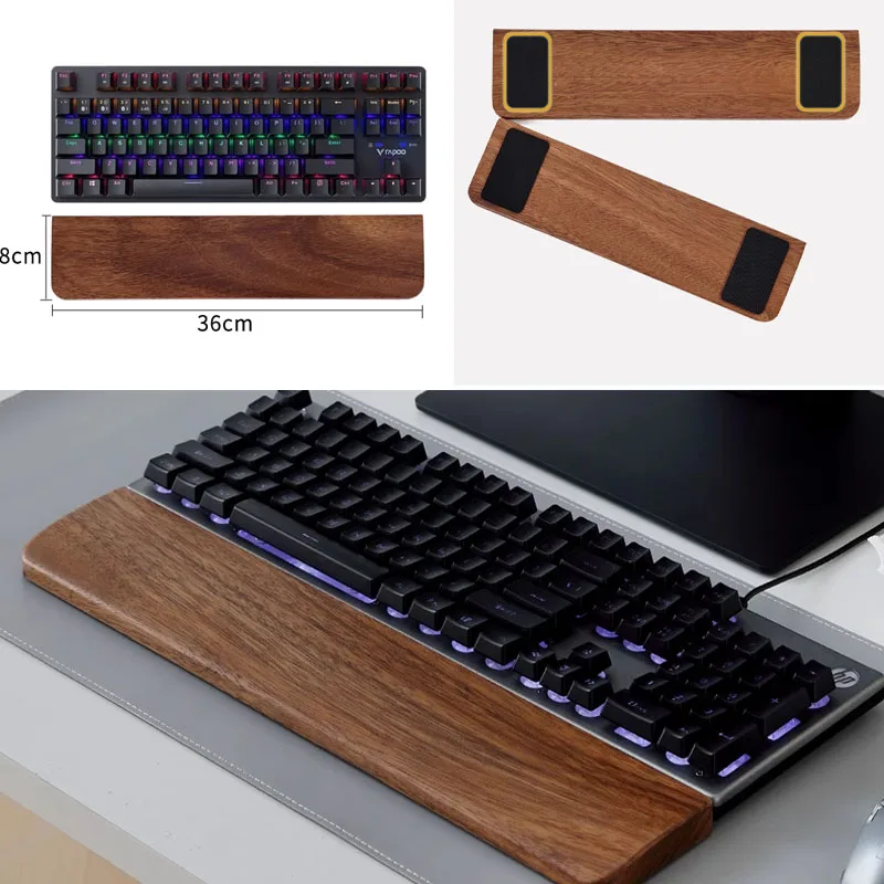 Solid Wood Keyboard Palm Rest  - Office Tech review and price