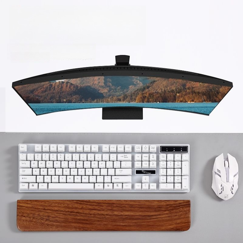 Solid Wood Keyboard Palm Rest  - Office Tech review and price