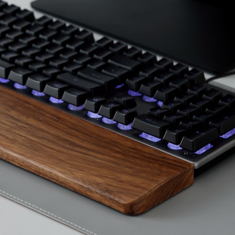 Solid Wood Keyboard Palm Rest  - Office Tech review and price
