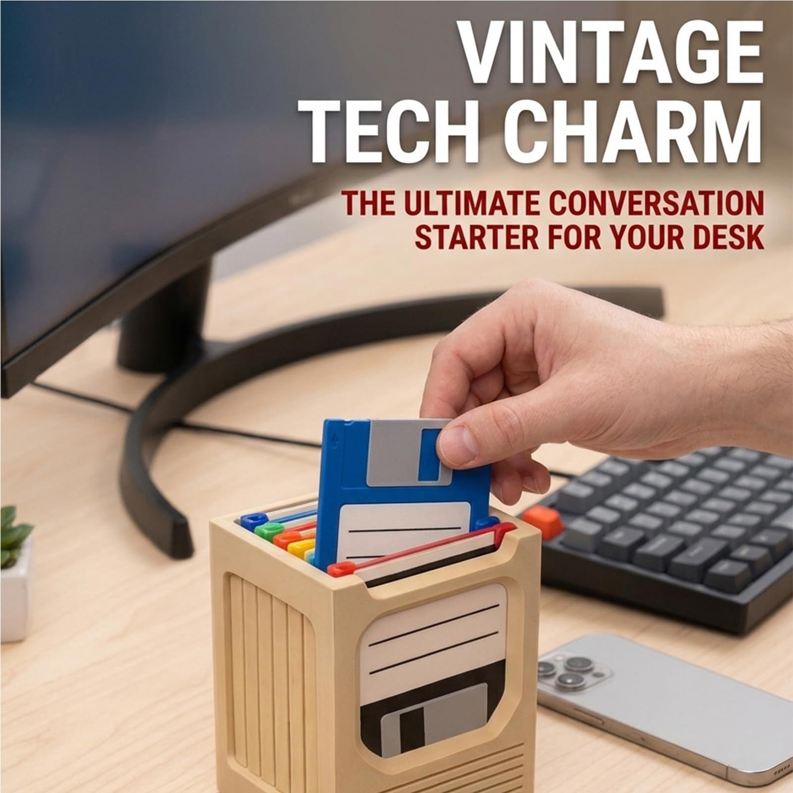 Retro Tech Coaster Holder Set  - Office Of Tech review and price