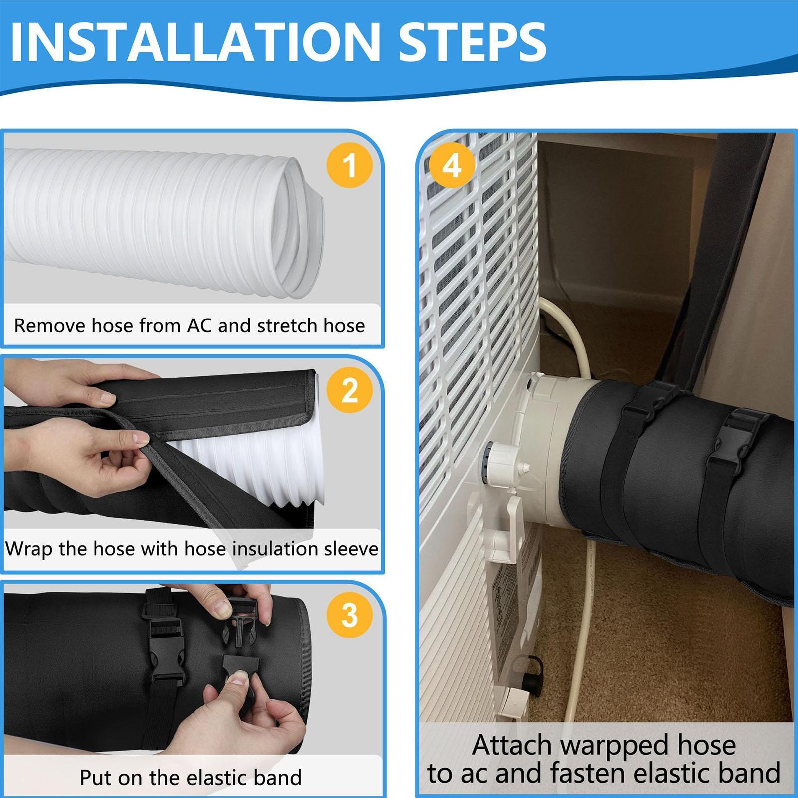 Air Conditioner Hose Cover Dus - Office Of Tech review and price